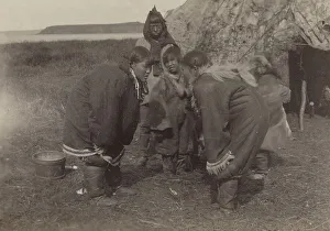Chukchi Prints: Chukchi Dance, 1889. Creator: Unknown