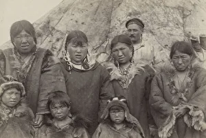 Suspicion Prints: Chukchi Women and Children, 1889. Creator: Unknown