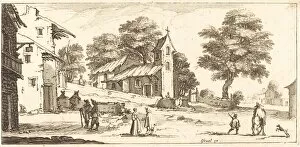 Callot Jacques Collection: A Church, in or after 1635. Creator: Unknown