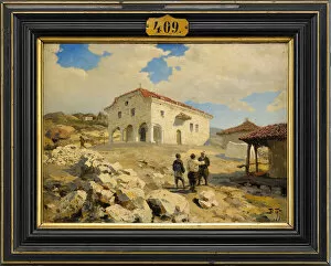 Ottomans Gallery: A Church in the Balkans, 1877. Artist: Polenov, Vasili Dmitrievich (1844-1927)