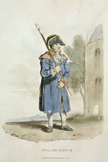 A church beadle, Provincial Characters, 1813