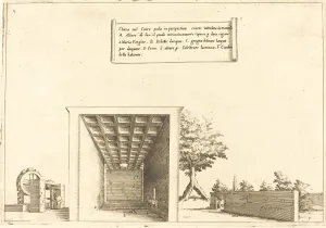 Architectural Drawing Gallery: Church in Cairo, 1619. Creator: Jacques Callot