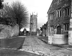 Somerset Prints: Church, Chew Magna, Somerset, c1955. Creator: Arthur Charles Kirby Ware