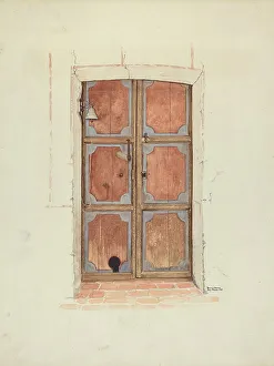 Church Door (Interior), 1937. Creator: Dayton Brown
