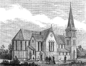 Church of the Holy Sepulchre, Auckland, New Zealand, 1881. Creator: Unknown
