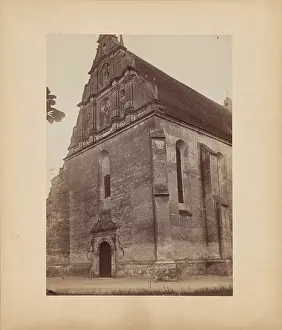 Swietokrzyskie Voivodeship Prints: Church of the Holy Trinity - fragment of the body seen from the south-west