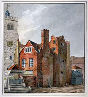 Hackney Prints: Church House, Hackney, London, c1798