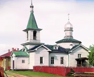Onion Dome Prints: Church of John the Precursor, [Leushina