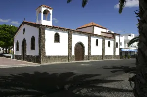 Fuerteventura Prints: Church, La Lajita, Fuerteventura, Canary Islands