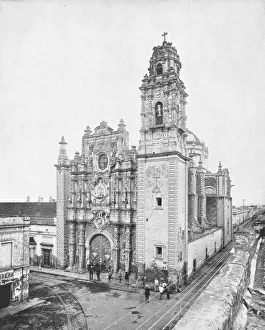 Mexico City Prints: Church of La Santisima, Mexico City, Mexico, c1900. Creator: Unknown