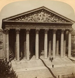 The Church of the Madeline, Paris, France, 1900. Creator: Underwood & Underwood