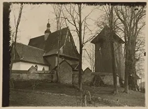Lesser Poland Voivodeship Prints: Church of the Nativity of the Blessed Virgin showing church and belfry