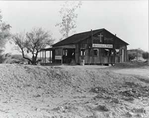 Tabernacle Prints: Church near Blythe, California, 1936. Creator: Dorothea Lange