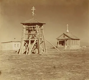 Bells Prints: Church in Nikolsk settlement, Golodnaia Steppe