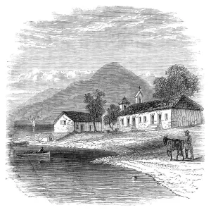 Criminals Prints: Church at Oropos, attended by the Greek brigands and their prisoners