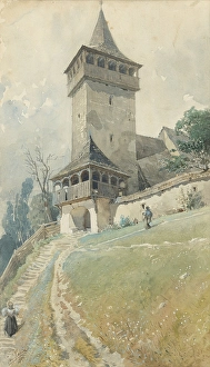 Church in Rimavska Bana, 1906. Creator: Jan Koula
