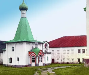 Onion Dome Prints: Church of Saint Euthymius in Kirillo-Belozerskii Monastery [Russian Empire]