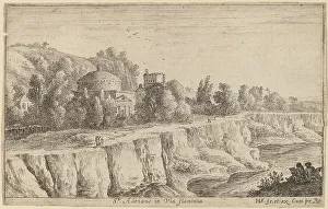 Swanevelt Herman Van Prints: Church of San Adrian on the Via Flaminia. Creator: Herman van Swanevelt