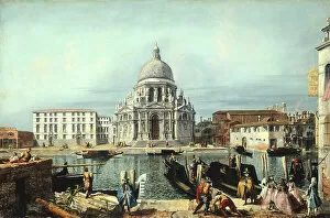 Painting And Sculpture Of Europe Gallery: The Church of Santa Maria della Salute, Venice, 1740 / 41. Creator: Michele Marieschi