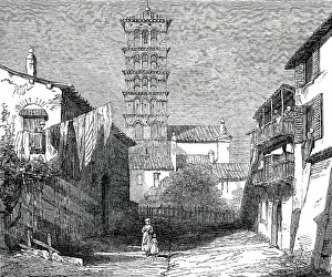 Campanile Prints: The Church of Santa Pudentiana at Rome - from an original sketch, 1850. Creator: Unknown