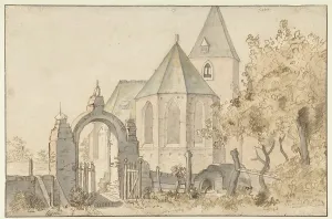 Boresom Anthonie Van Prints: Church in Soest, 1640-1677. Creator: Anthonie van Borssom