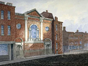 Pearson Prints: Church of St Alfege, London Wall, London, c1814. Artist: William Pearson