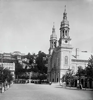 Quebec Prints: Church of St. Anne de Beaupre (upright), Quebec, between 1890 and 1901. Creator: Unknown