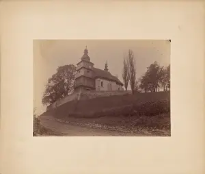 Lesser Poland Voivodeship Prints: Church of St Bartholomew the Apostle - general view from the suth-west