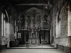 The church of St Bartholomew the Great; interior of the east end of the Lady Chapel. Creator: WF Taylor