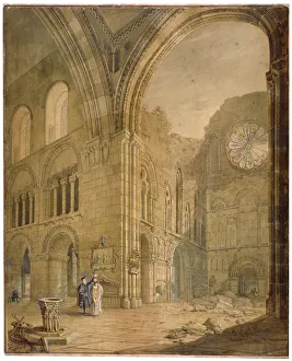 Transept Prints: Church of St Bartholomew-the-Great, Smithfield, City of London, 1806. Artist: J Coney