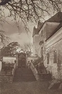 Bromine Silver Print Prints: Church of St Charles Borromeo - fragment of the northern facade