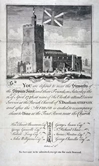 Basire Gallery: Church of St Dunstan and All Saints, Stepney, London, 1746. Artist