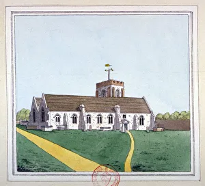 Church of St Edward the Confessor, Romford, Essex, c1800