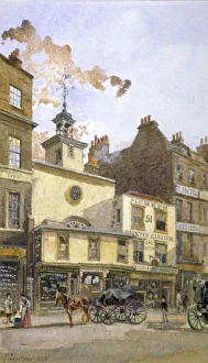 Church of St Ethelburga-the-Virgin within Bishopsgate, City of London, 1880. Artist