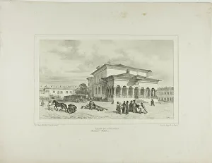 Church of St. George, Bucharest, Wallachia, July 13, 1837, 1839. Creator: Auguste Raffet