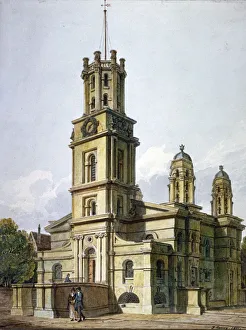 John Coney Prints: Church of St George in the East, Stepney, London, 1811. Artist: John Coney
