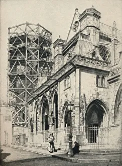 Church of St Germain-l Auxerrois, 1915. Artist: Raymond Ray-Jones