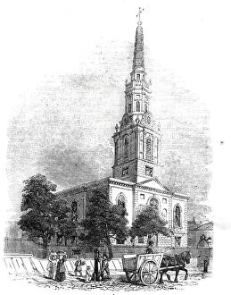 Church of St Giless in the Fields, 1844. Creator: Unknown