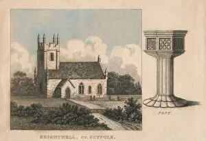 The church of St John the Baptist, Brightwell, Suffolk, 19th century? Creator: Unknown