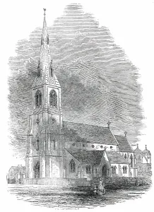 Church of St. John the Evangelist, Penge Common, 1850. Creator: Unknown