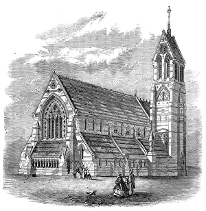 Grays Inn Road Prints: The Church of St. Jude, Gray's-Inn-Road, 1864. Creator: Unknown