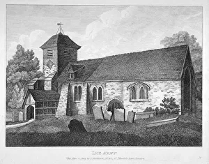Lewisham Prints: Church of St Margaret, Lee, Lewisham, London, 1809