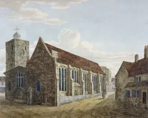 Hillingdon Prints: Church of St Margaret, Uxbridge, Middlesex, c1800
