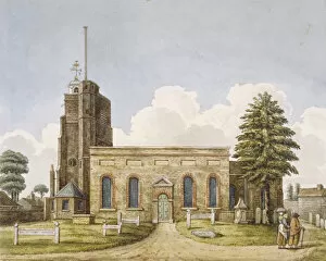 Ealing Gallery: Church of St Mary, Acton, Ealing, London, c1800