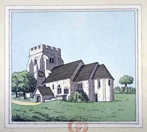 The Church of St Mary Magdalene, East Ham, Newham, London, c1800