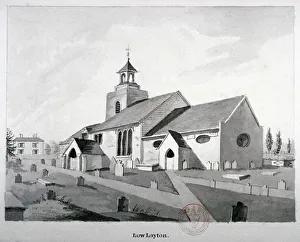 Church of St Mary the Virgin, Leyton, Waltham Forest, London, c1800