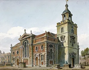 John Coney Prints: Church of St Mary, Whitechapel, London, 1811. Artist: John Coney