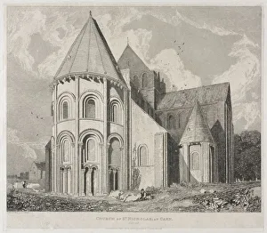Church of St. Nicholas, at Caen. Creator: John Sell Cotman (British, 1782-1842)