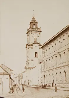 Dominican Prints: Church of St Nicholas and the Dominican monastery - western facade