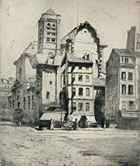Church of St Nicholas-du-Chardonnet, 1915. Artist: George T Plowman